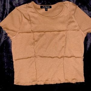 Dusty rose crop top